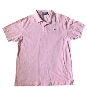 Vineyard Vines Pink Polo Shirt Classic Style